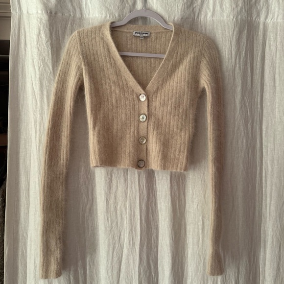 Opening Ceremony fuzzy button down sweater size XS - Picture 1 of 3